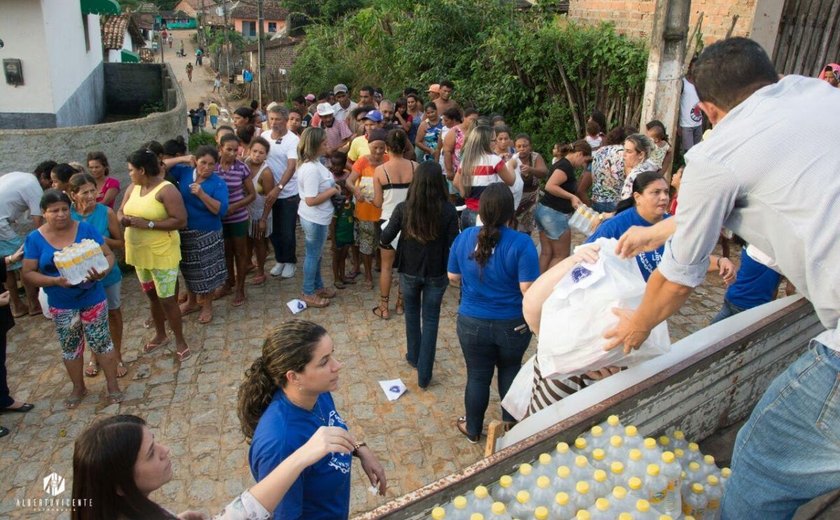 LBV entrega doações a vítimas das fortes chuvas em Alagoas