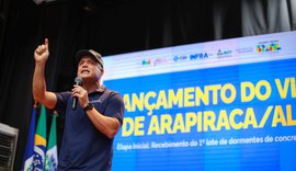 Renan Filho lança VLT de Arapiraca, maior investimento em mobilidade urbana de Alagoas