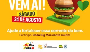 McDia Feliz 2024 acontece no próximo domingo (24)