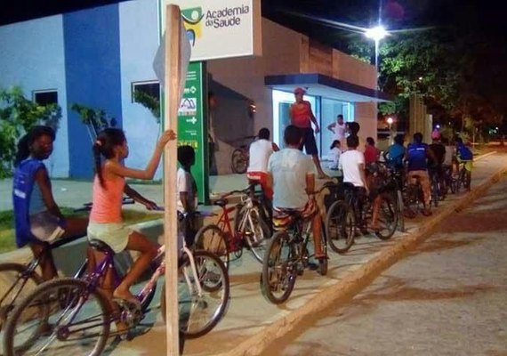 Projeto com bicicleta envolvendo crianças ganha força em Igaci