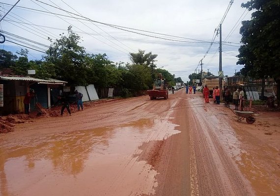 Chuvas provocam transtornos no litoral Norte de Maceió