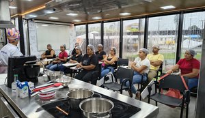 Sucesso de inscrições faz Tanque d'Arca ampliar vagas na Carreta da Gastronomia do SENAC/AL