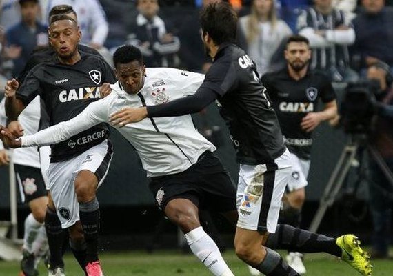 Jô perde pênalti, se recupera e dá vitória ao Corinthians contra Botafogo