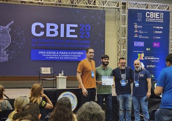 Artigo de pesquisadores da Ufal é premiado em Congresso de Informática