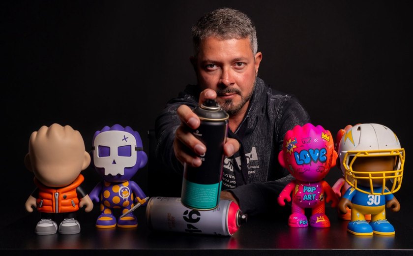 Geo Toy leva o universo dos toy arts à Casa F e celebra a arte urbana em Alagoas
