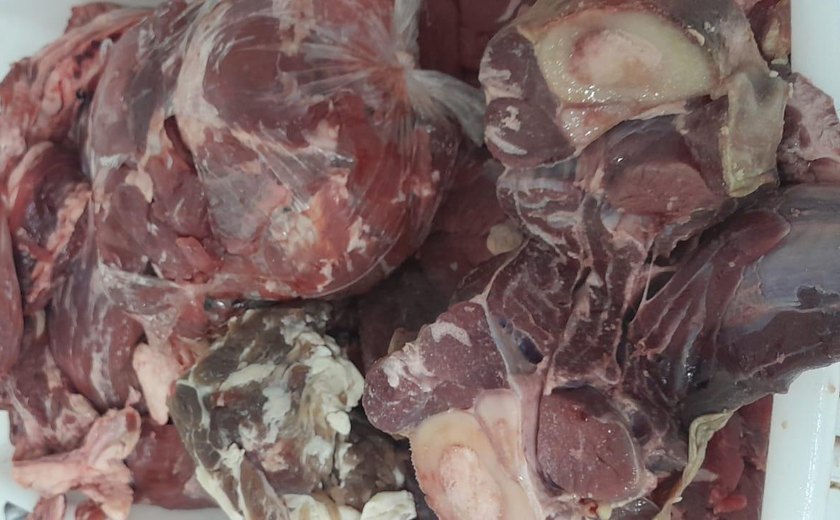 Frigorífico é interditado com 80kg de carne deteriorada