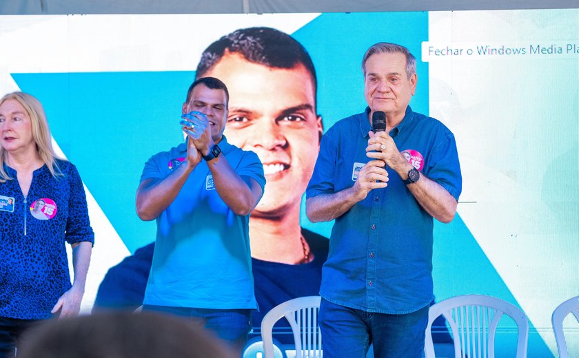 Ao lado de Ronaldo Lessa, João Folha lança campanha em Maceió