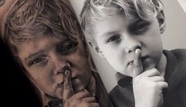 Neymar faz tatuagem com foto ‘polêmica’ do filho Davi Lucca