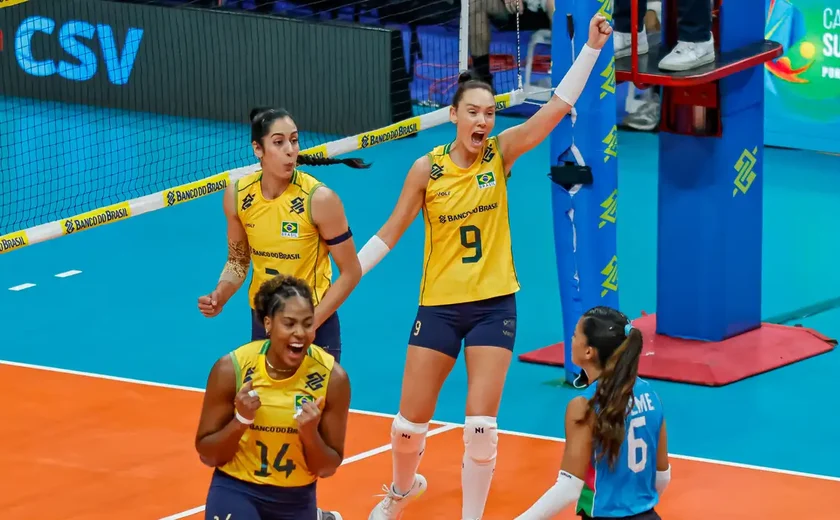Brasil é campeão do Pré-Olímpico de vôlei e garante vaga em Los Angeles 2028