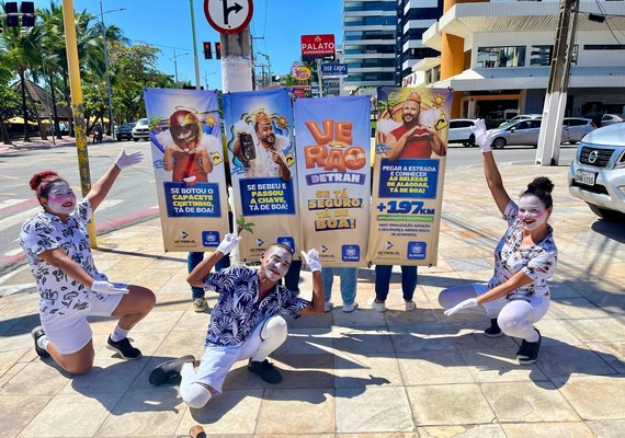 Detran Alagoas lança campanha de Verão: “Se tá seguro, tá de boa!”