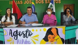 Porto de Pedras adere à política 'Alagoas Lilás' e reforça combate à violência contra a mulher