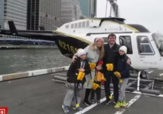 Família morta em queda de helicóptero postou foto antes de embarque