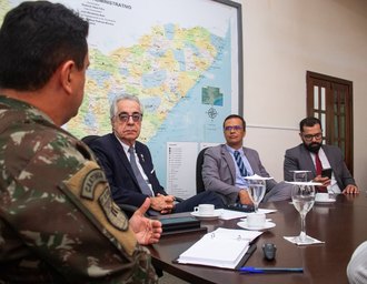 Presidente do TRE e comandante do 59ºBIMtz se reúnem para alinhar ações para Eleições