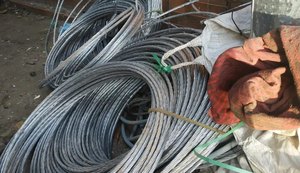 Polícia Civil recupera grande quantidade de fios de alumínio puro roubados de construtoras