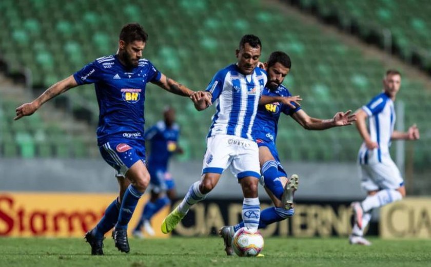 CSA sai na frente, mas fica no empate com o Cruzeiro em Minas