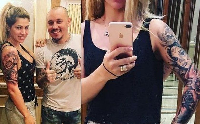 Dani Souza mostra nova tatuagem e é detonada na internet: 'Perdeu a elegância'