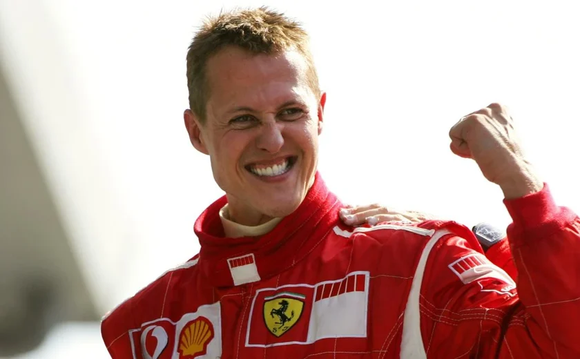 Michael Schumacher 'reaparece' em encontro com a primeira neta