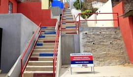 Obras de mobilidade completam um ano com cerca de 7 km de escadarias em Maceió