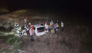 Sargento da PM morre em ambulância após colisão entre dois carros em Lagoa da Canoa