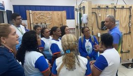 Alunos da Ejai em Maceió conhecem rotina de cursos de profissionalização