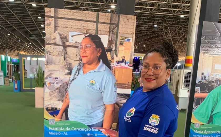 Catadoras alagoanas recebem homenagem em exposição fotográfica nacional