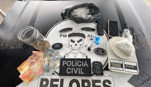 PM apreende ilícitos e prende suspeito de homicídios em União dos Palmares