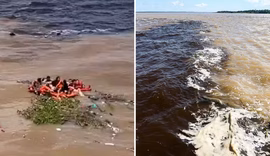 Naufrágio no AM: correntes de arrasto e densidade dos rios Negro e Solimões dificultam buscas por sete desaparecidos