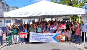 Nova paralisação dos trabalhadores da CASAL que permanecem em ‘‘Estado de Greve’’