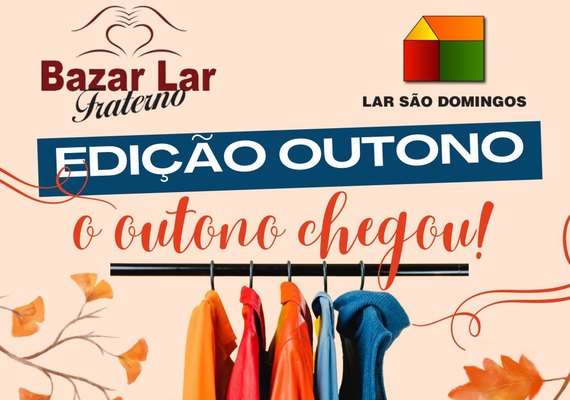 Bazar Lar Fraterno movimenta economia circular neste domingo (8)