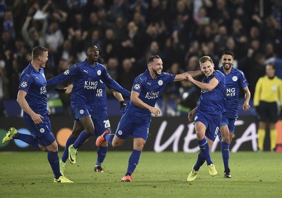 Leicester faz história e avança às quartas da Liga dos Campeões
