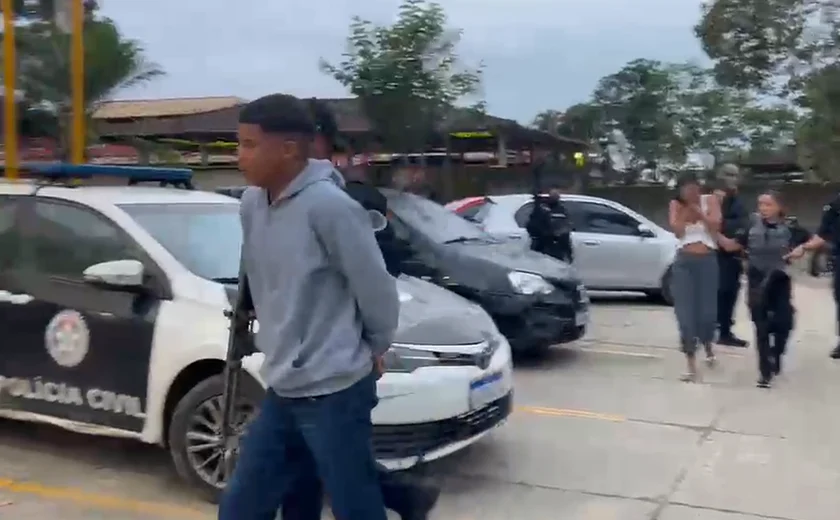 Casal preso no RJ por duplo homicídio em AL tinha ligação com líder do CV, diz polícia