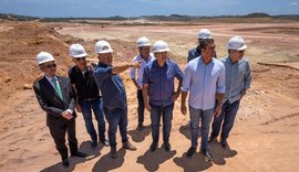 Governador Fábio Bittencourt visita obras do aeroporto de Maragogi