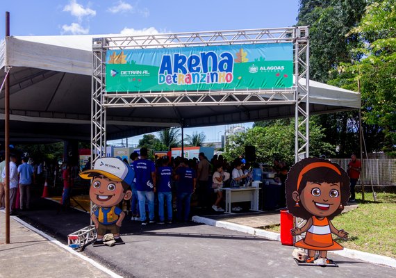Arena Detranzinho é inaugurada para conscientizar e educar crianças para o trânsito