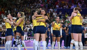 Brasil supera Turquia e conquista bronze no vôlei feminino em Paris