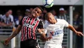 Santos e São Paulo ficam no zero em jogo de poucas alternativas