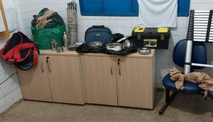PC detém suspeito de furtar residências na Barra de São Miguel e prende homem por receptação
