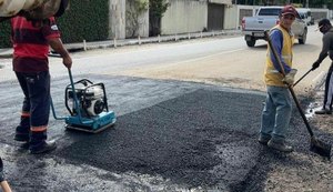 Prefeitura inicia operação tapa-buracos em Arapiraca