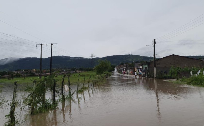 Serviço Geológico do Brasil registra inundação na bacia do rio Mundaú em Alagoas