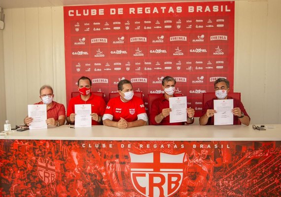 CRB: nova diretoria assume comando do time alagoano e realiza coletiva de imprensa