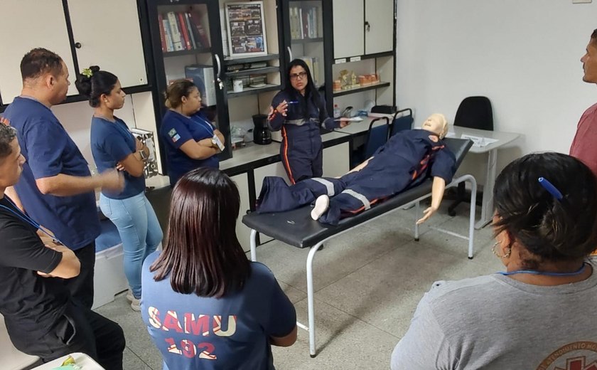 Samu capacita profissionais para atendimento pré-hospitalar de excelência em Alagoas