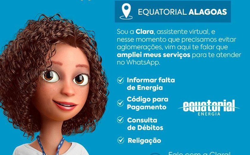 Alagoanos podem solicitar serviços da Equatorial sem sair de casa durante a pandemia