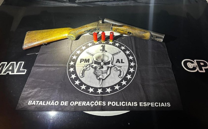 PM/AL apreende 23 armas de fogo em ações de combate à criminalidade em Alagoas