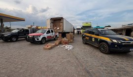 Carga de cigarros contrabandeados avaliada em R$ 1,5 milhão é apreendida na AL-220