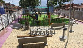 Obras de praça em Ipioca chegam a mais de 90% de conclusão