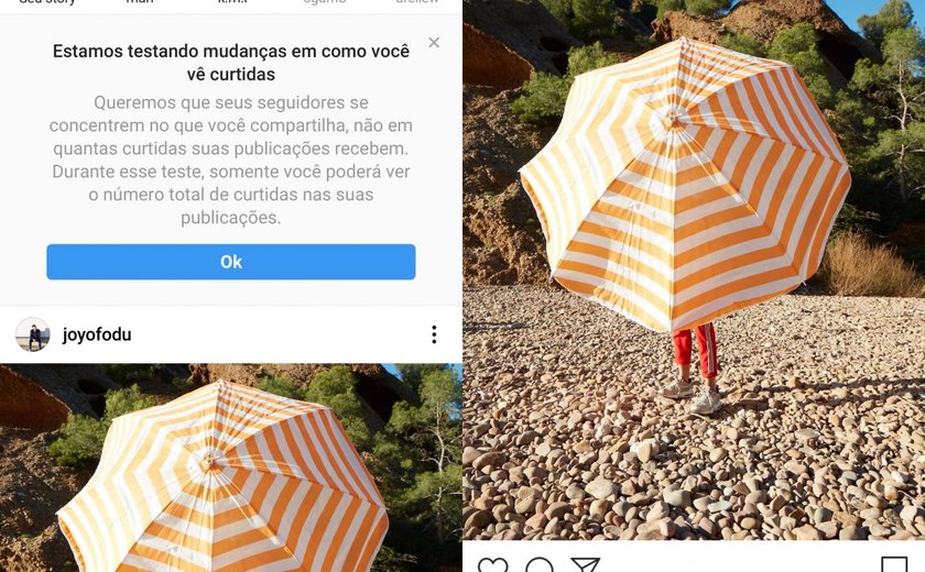 Instagram volta a exibir número de curtidas para alguns usuários