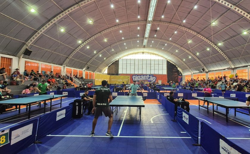Maceió se credencia para sediar novamente a Copa Brasil Ouro de Tênis de Mesa em 2027