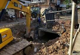 Grota do Ipanema recebe obras de drenagem para evitar alagamentos
