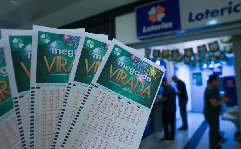 Sorteadas as seis dezenas da Mega da Virada: 09-13- 21-32-33-59