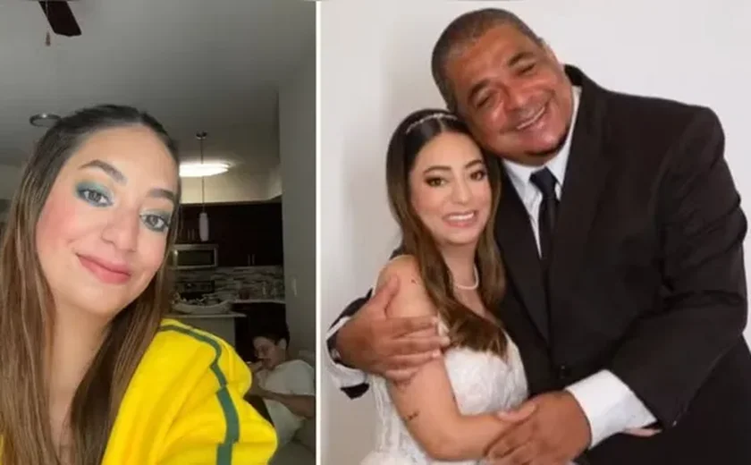 Filha de Vampeta é presa por violência doméstica e acusa marido de ser o agressor