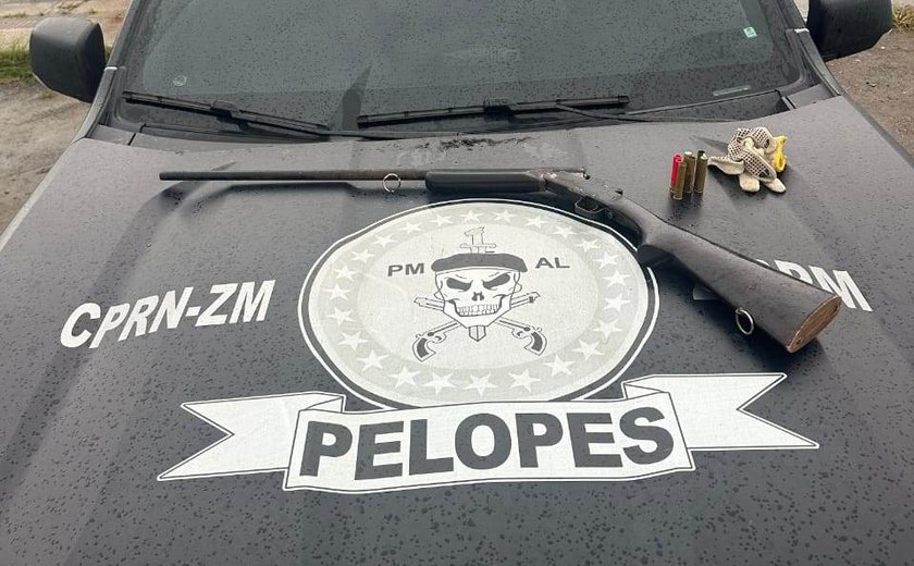 Polícia Militar de Alagoas apreende arma de fogo na Operação Lagoon